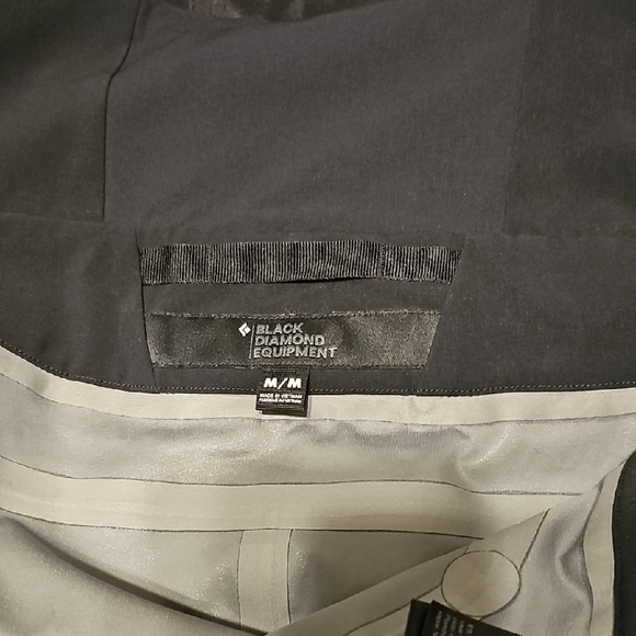 Black Diamond Mens Ski Pants/ Bib Style M/M - Picture 3 of 7